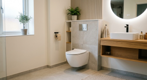 Унитаз безободковый подвесной с сиденьем (фото)