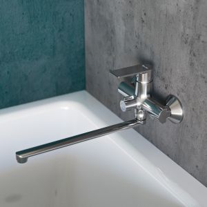 Длинный смеситель для ванной | Knotlor Длинный смеситель для ванной