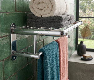 Полка для полотенец в ванную (фото)