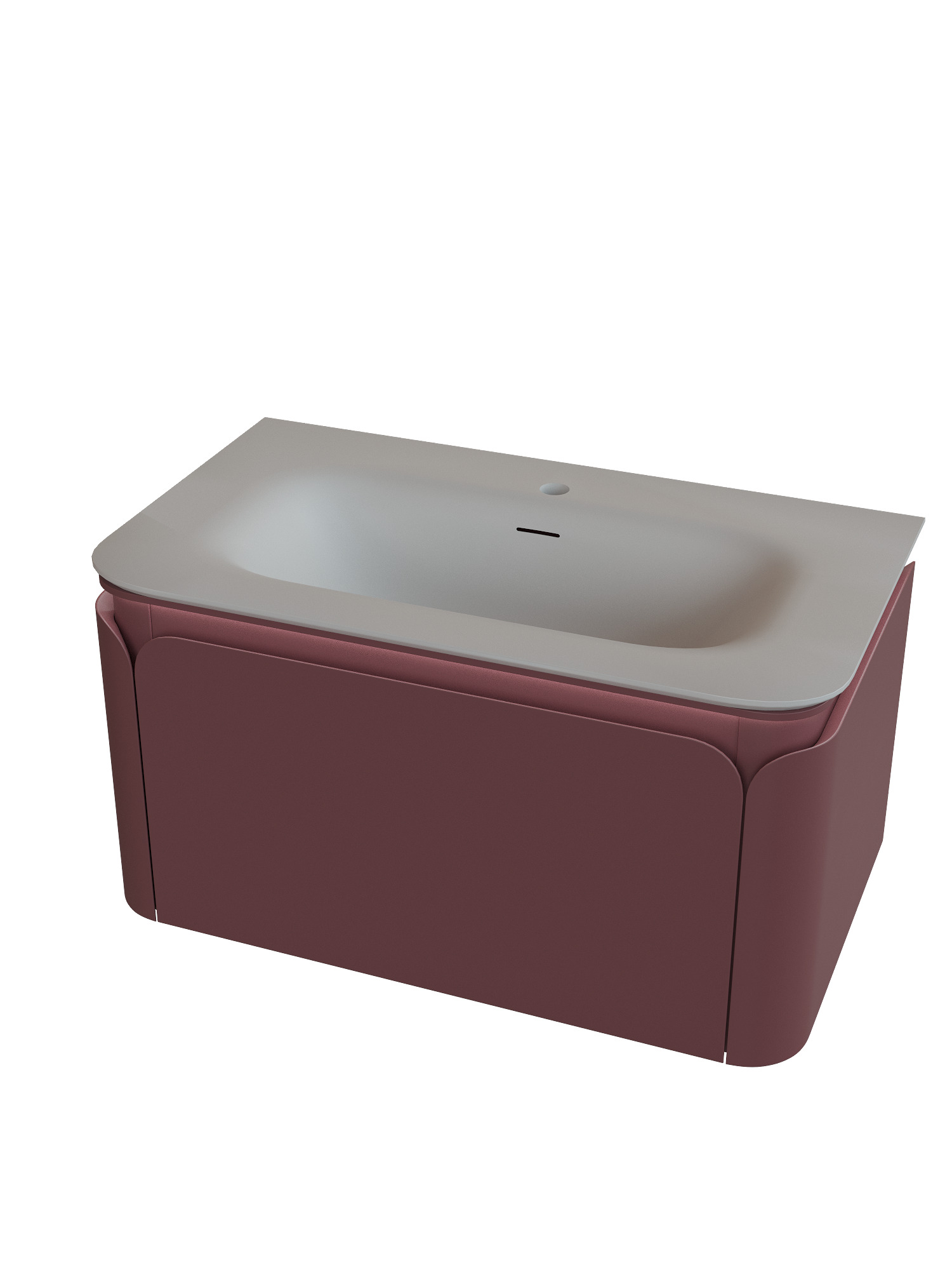 FWHC310790TM, Bloom, подвесная, 79 см, Бордо матовый