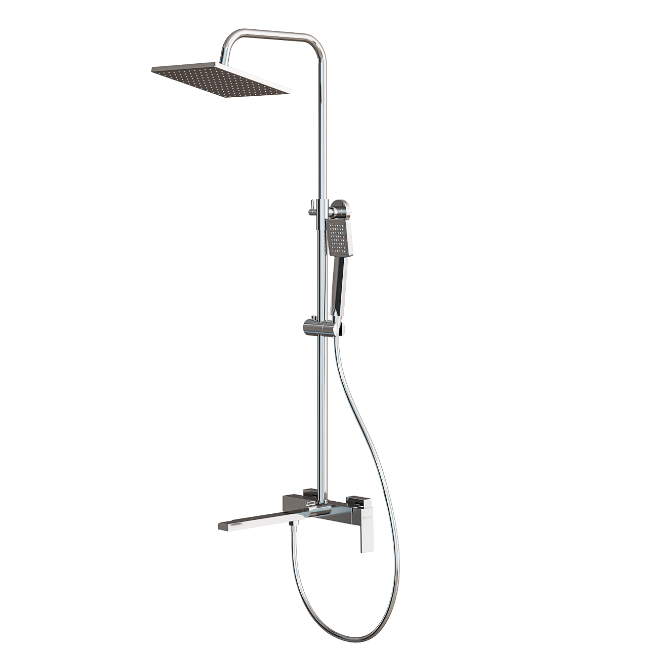 Душевая система с верхним тропическим душем KN-23