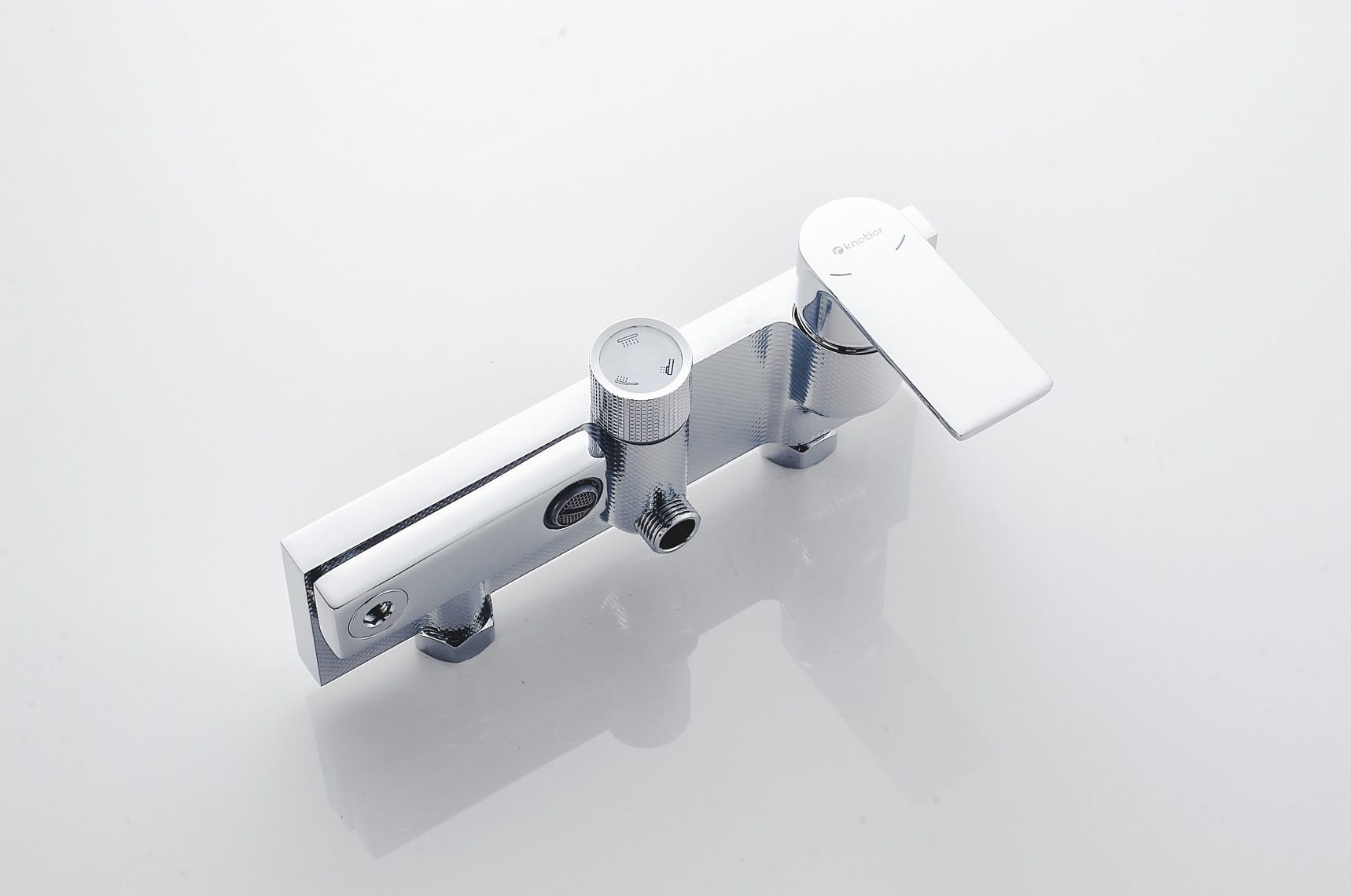 Комплект душевой KNOTLOR Душевая система с верхним тропическим душем KN-72