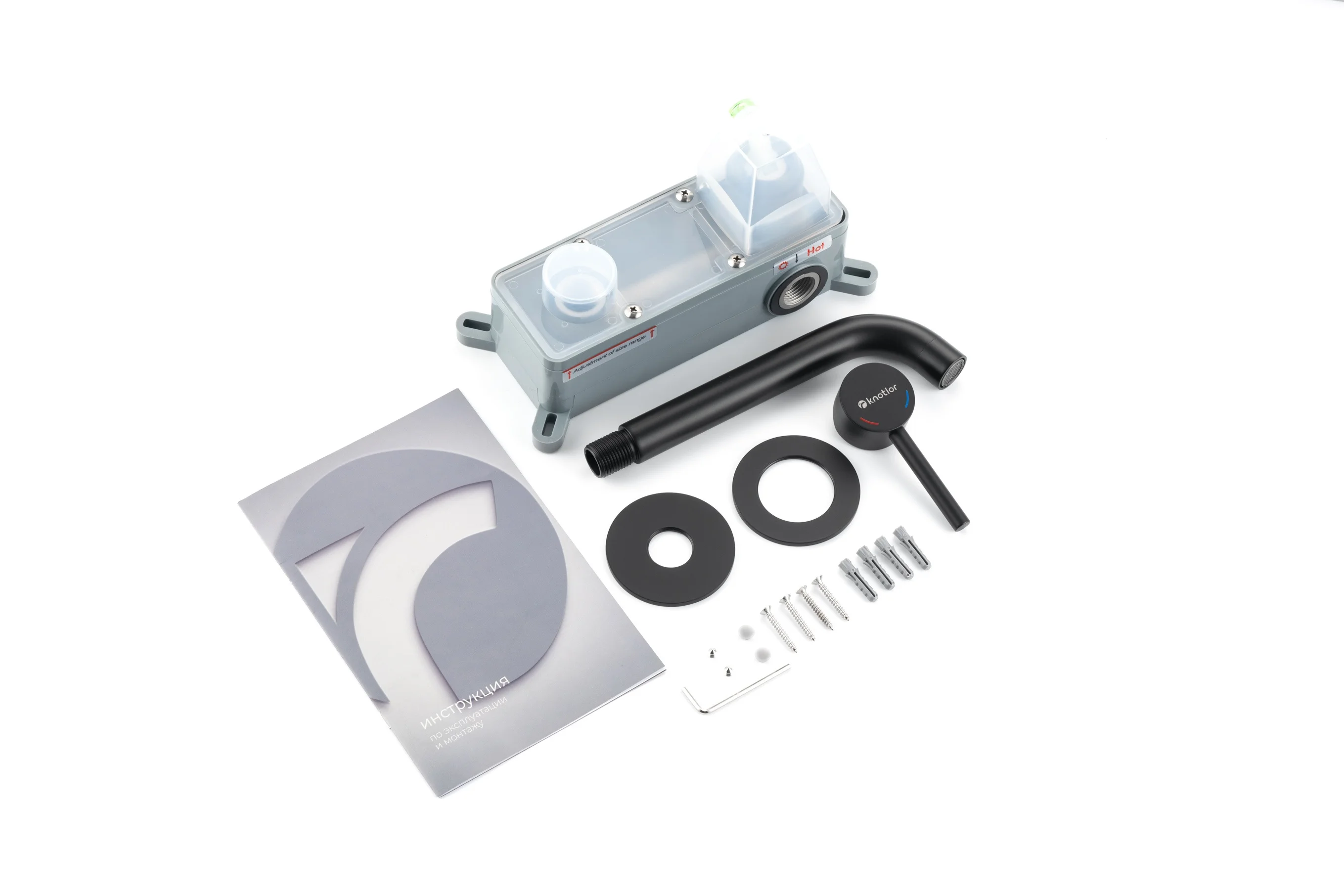 Встраиваемый смеситель для раковины SS-25/BL