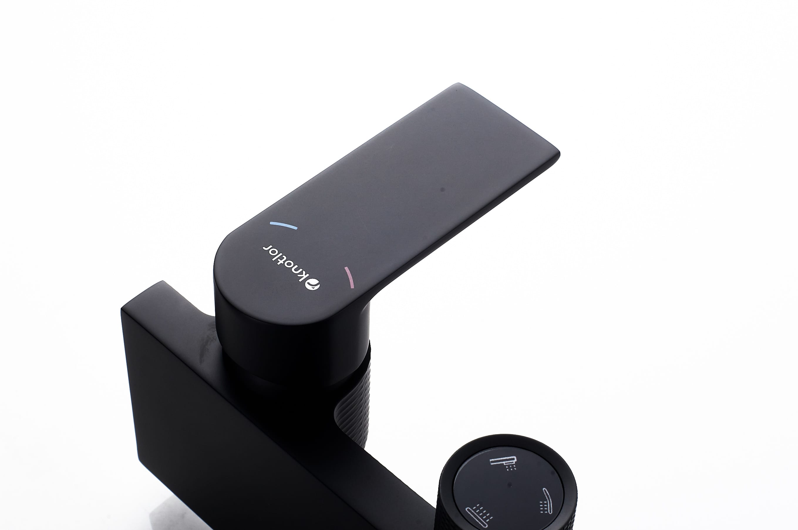 Душевая система с верхним тропическим душем KN-72/BL