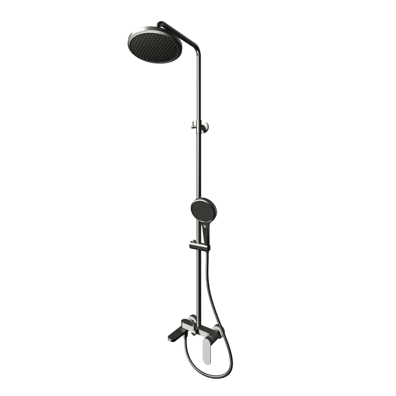 Душевая система с верхним тропическим душем KN-83/GM