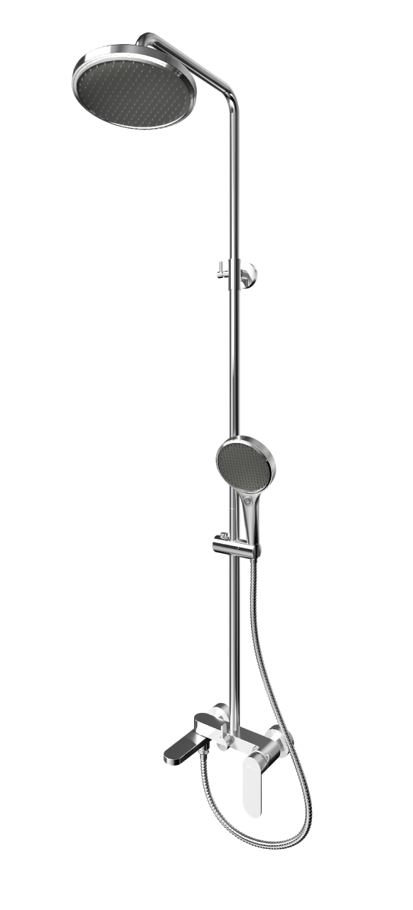Комплект душевой KNOTLOR Душевая система с верхним тропическим душем KN-83