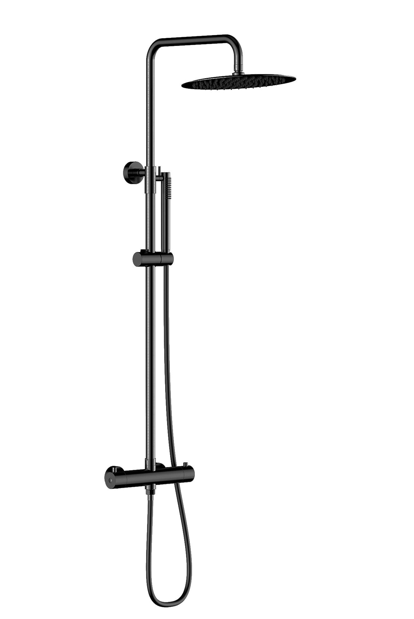 Душевая система с верхним тропическим душем SS-24/BL