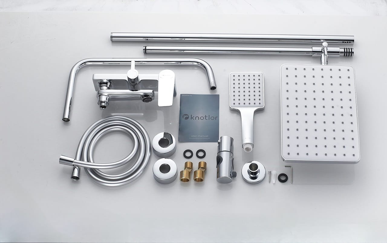 Душевая система с верхним тропическим душем KN-62