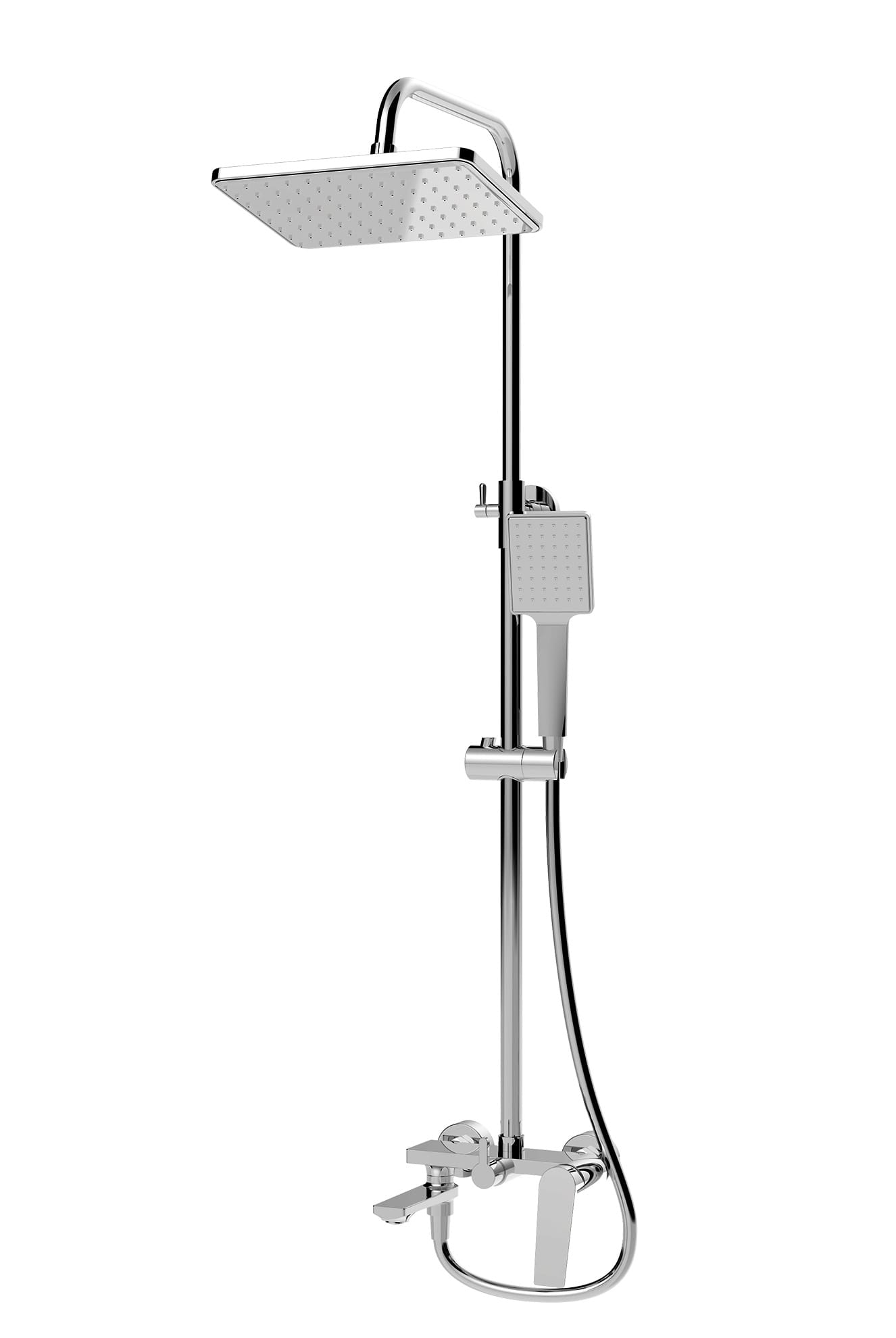 Душевая система с верхним тропическим душем KN-62