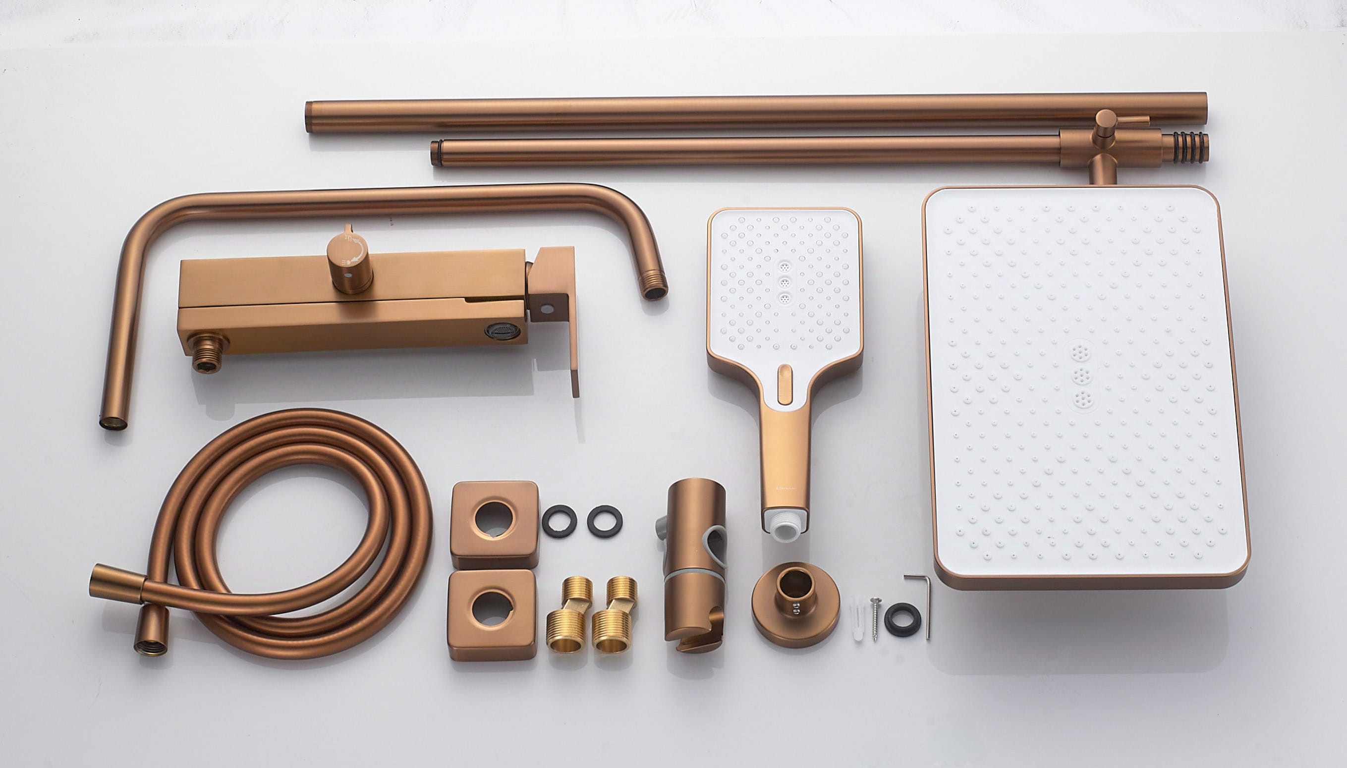 Душевая система с верхним тропическим душем KN-23/RB