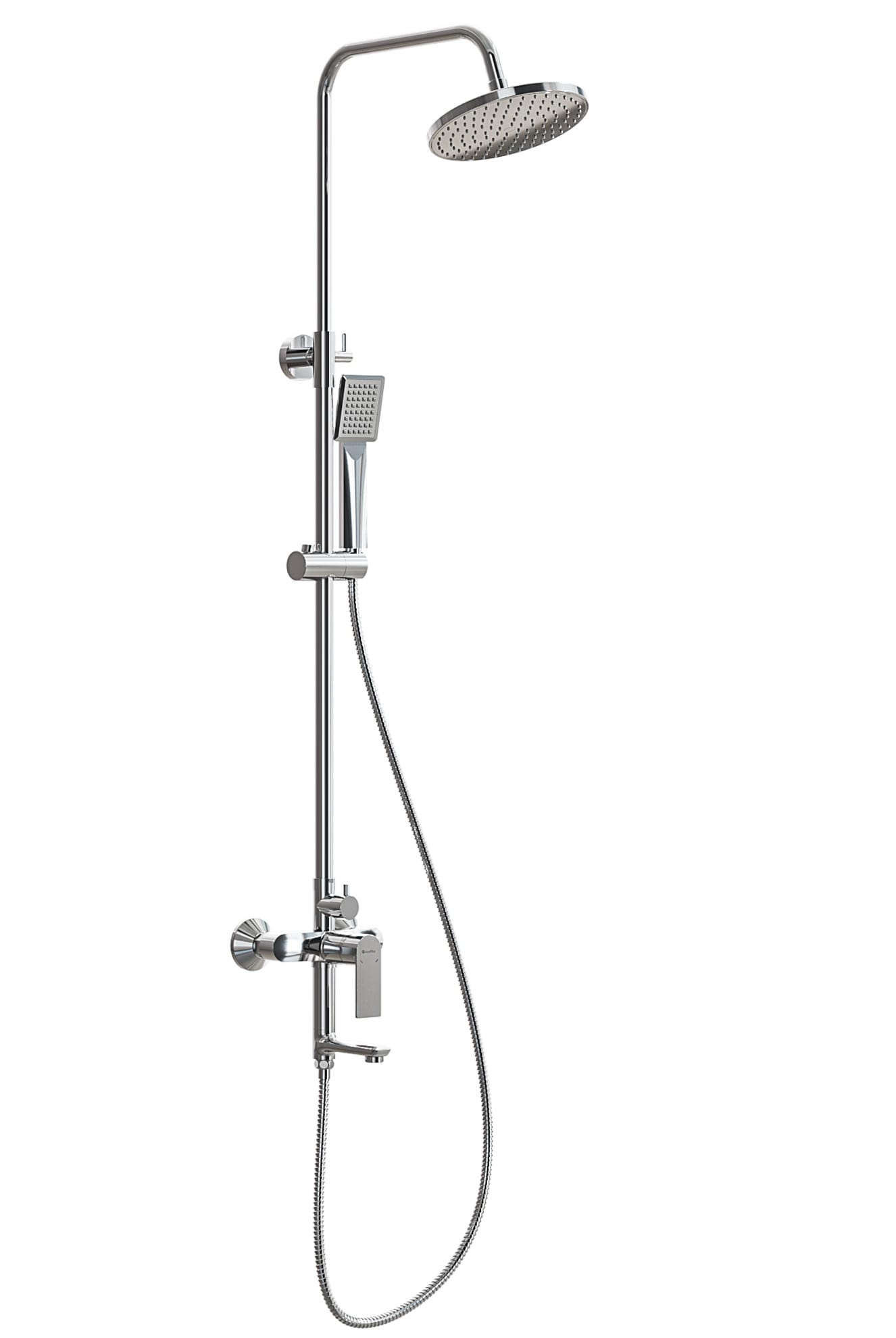 Душевая система с верхним тропическим душем KN-34