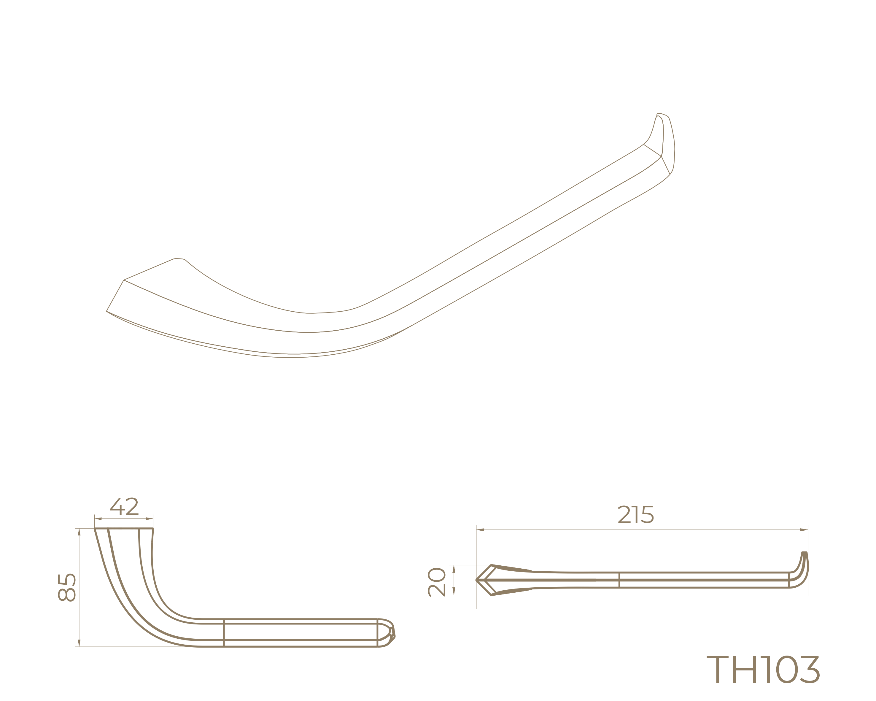 Держатель для полотенец TH103C