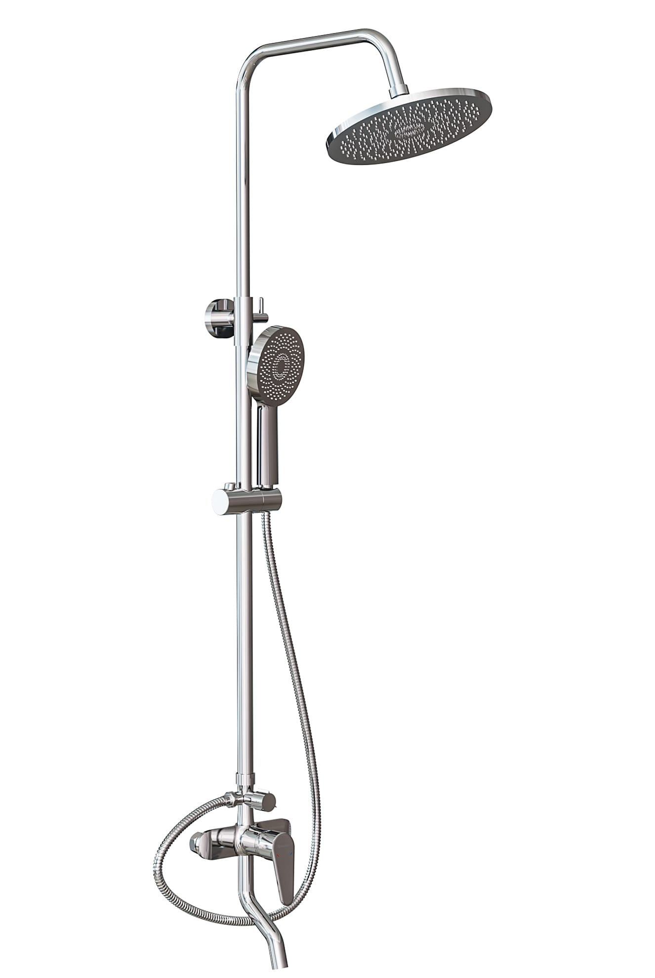 Душевая система с верхним тропическим душем KN-15