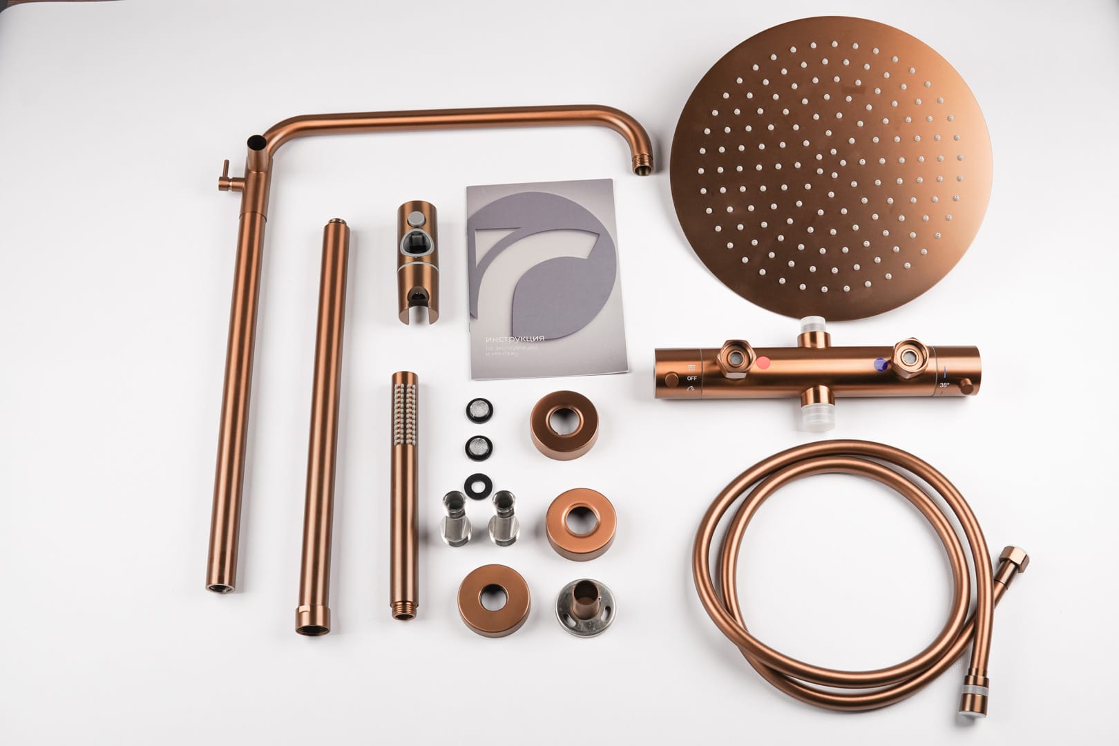 Душевая система с верхним тропическим душем SS-24/RB