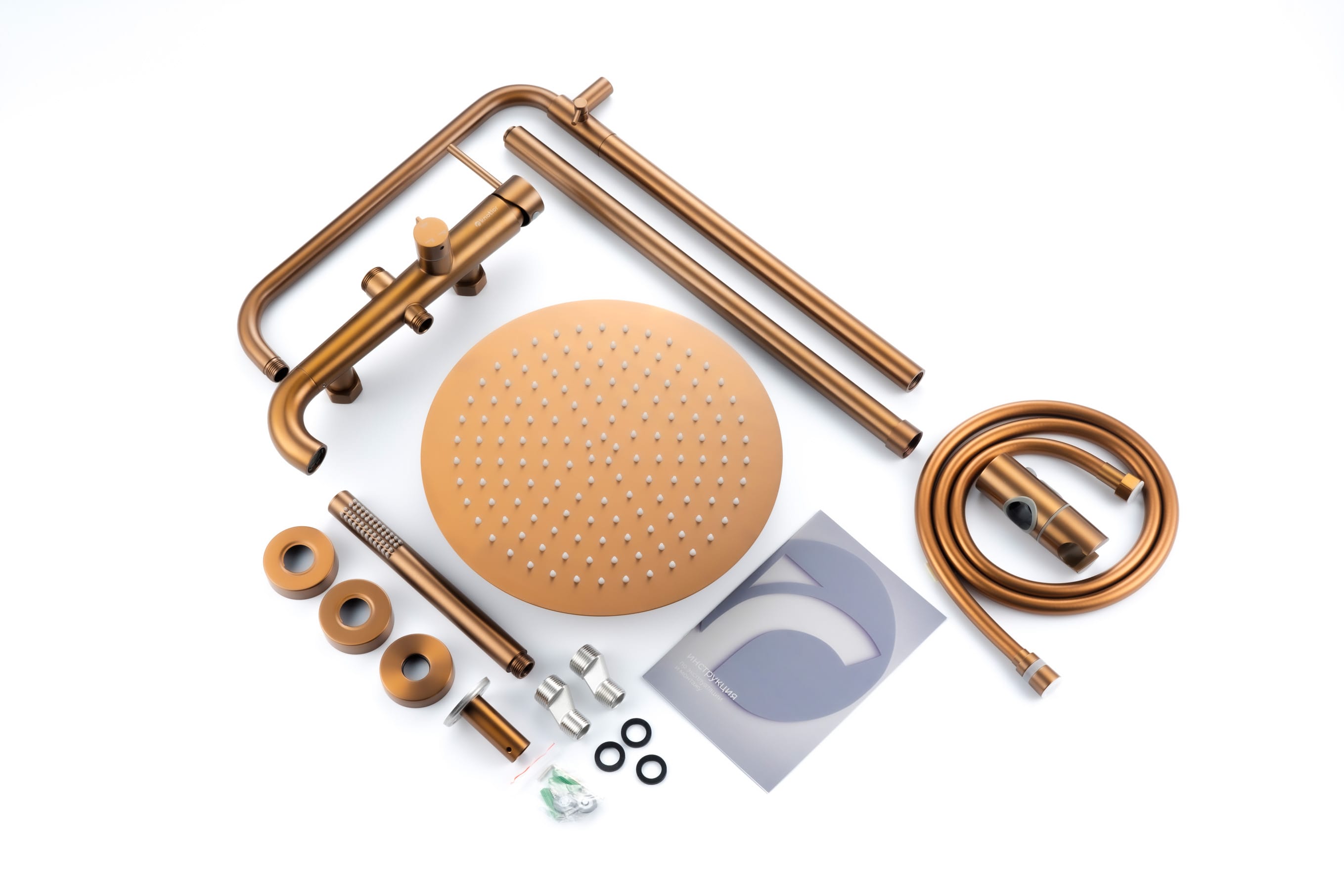 Душевая система с верхним тропическим душем SS-33/RB