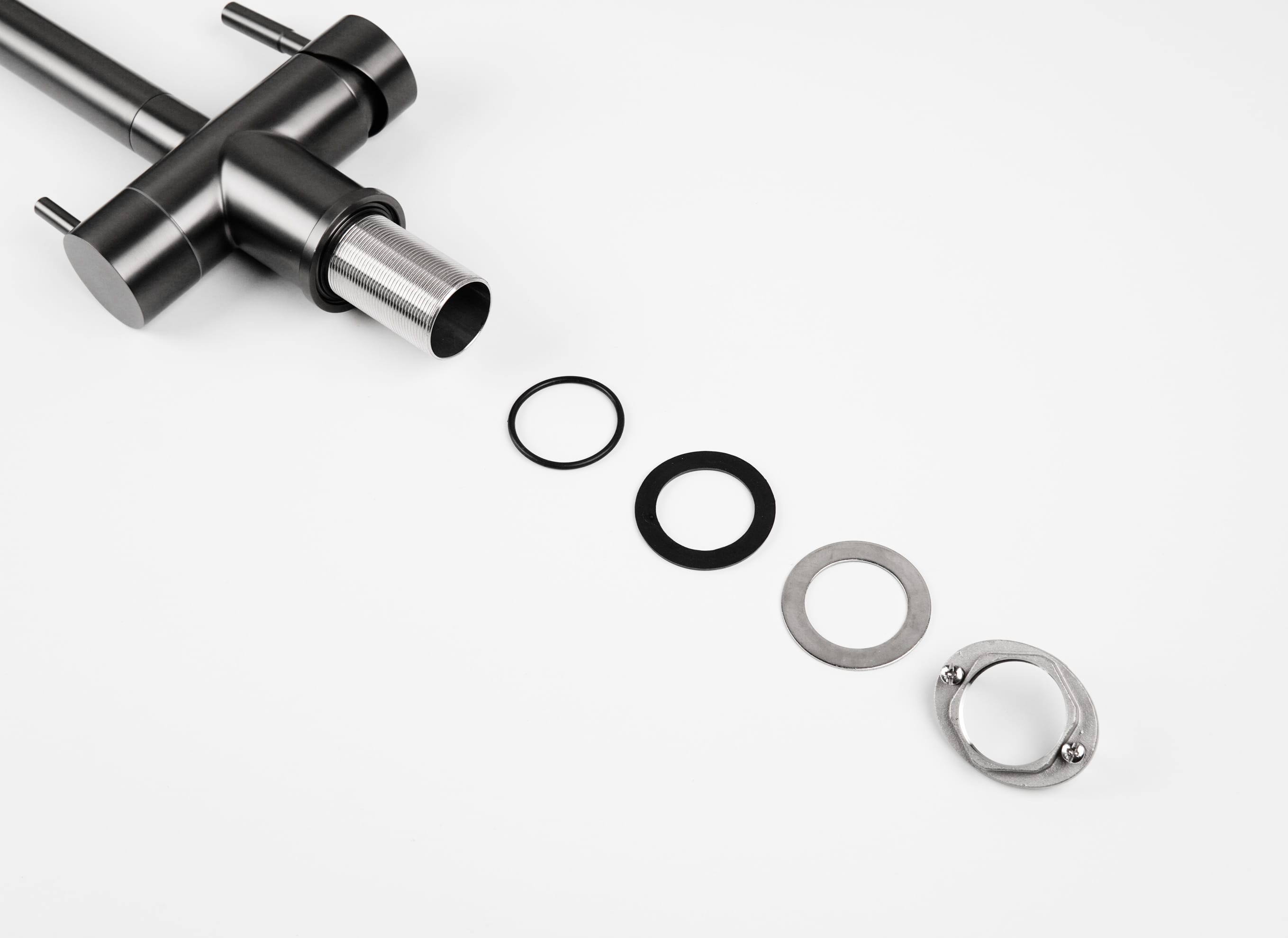 Смеситель для кухни с каналом для питьевой воды SS-16/GM