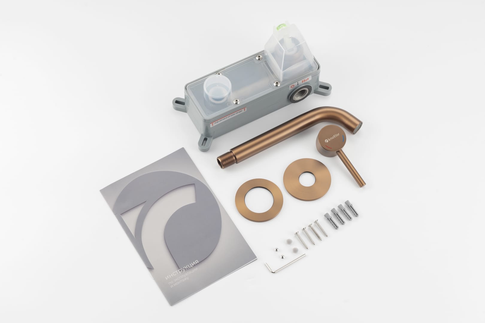 Встраиваемый смеситель для раковины SS-25/RB