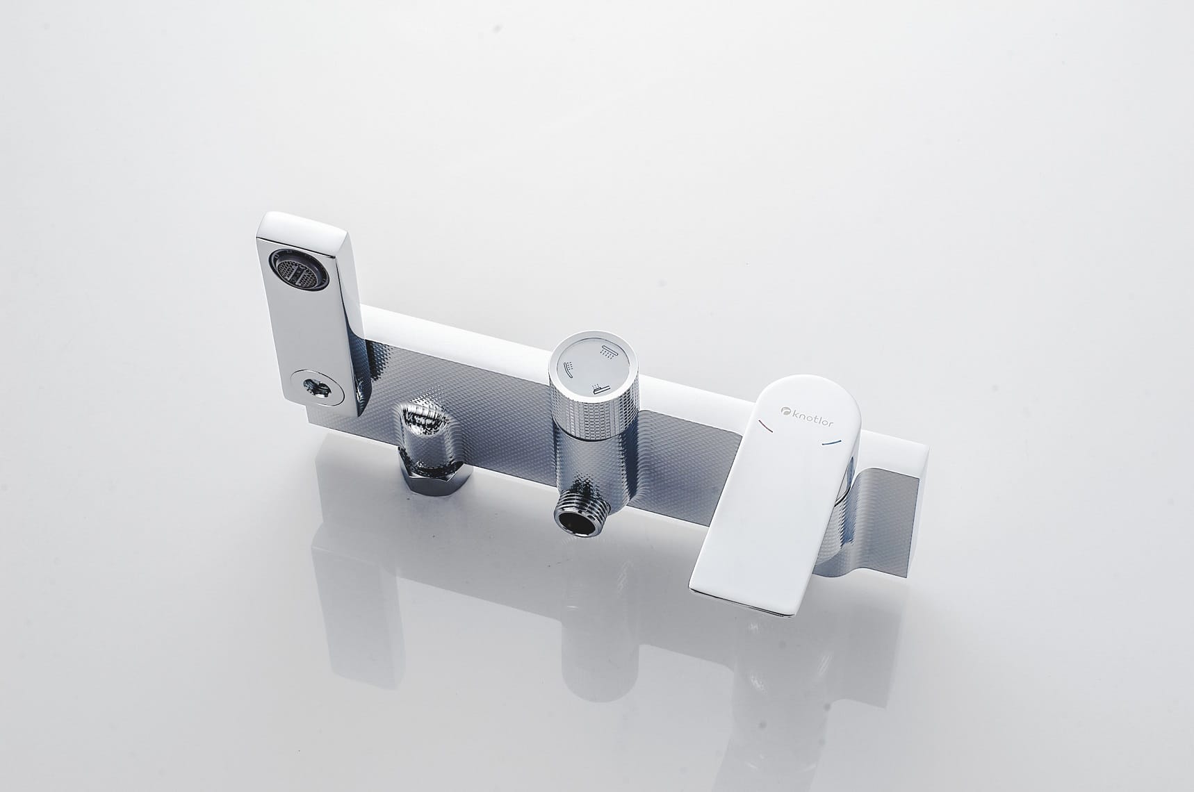 Комплект душевой KNOTLOR Душевая система с верхним тропическим душем KN-72