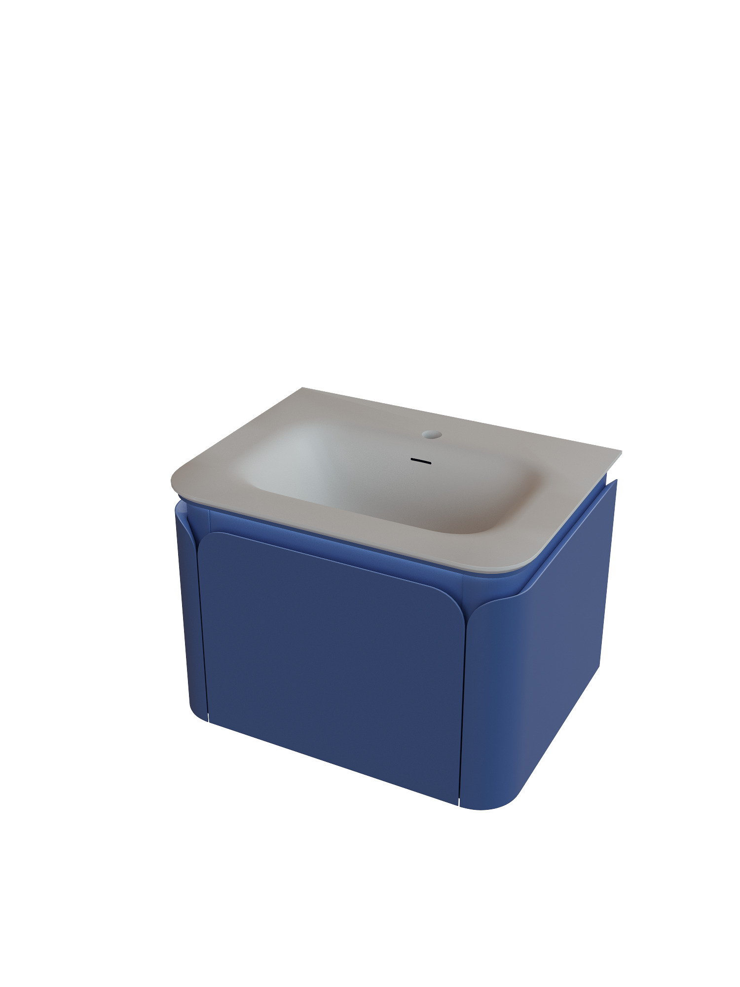 FWHC310590BLM, Bloom, подвесная, 59 см, Глубокий синий матовый