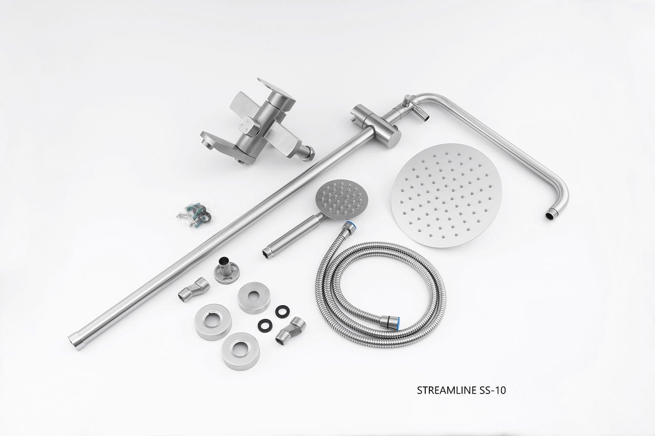 Душевая система с верхним тропическим душем SS-10