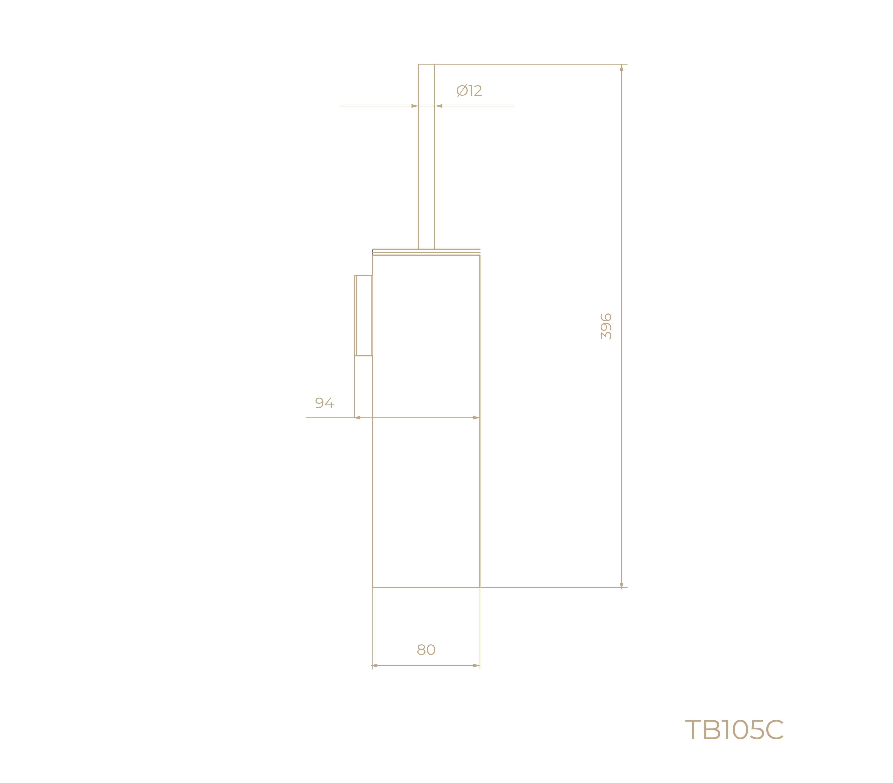 Ерш для унитаза TB105C
