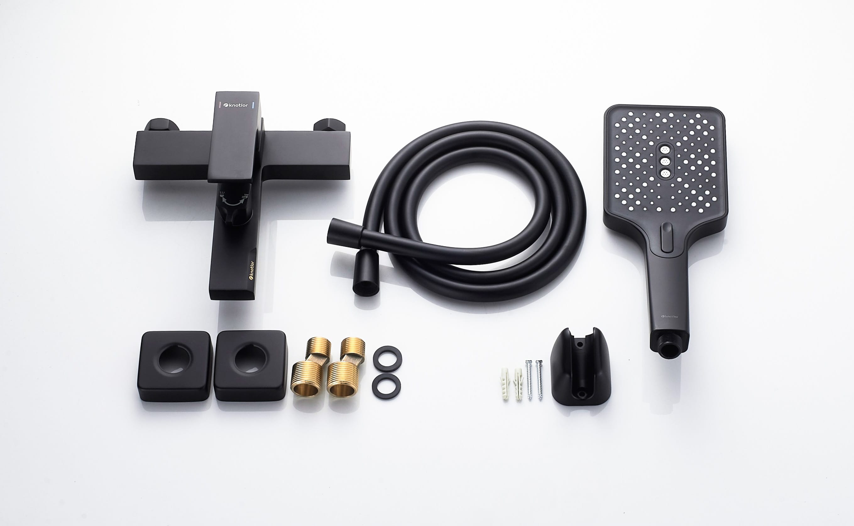 Смеситель для ванны с душем KN-22/BL