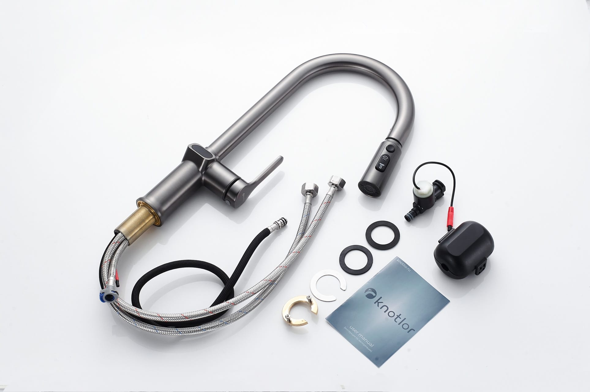 Смеситель для кухни с индикатором температуры KN-100/GM