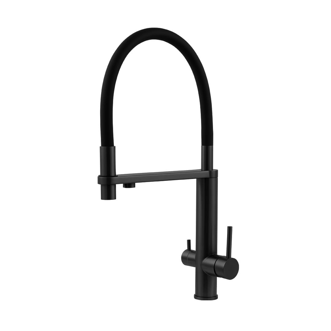 Смеситель для кухни с каналом для питьевой воды SS-15/BL