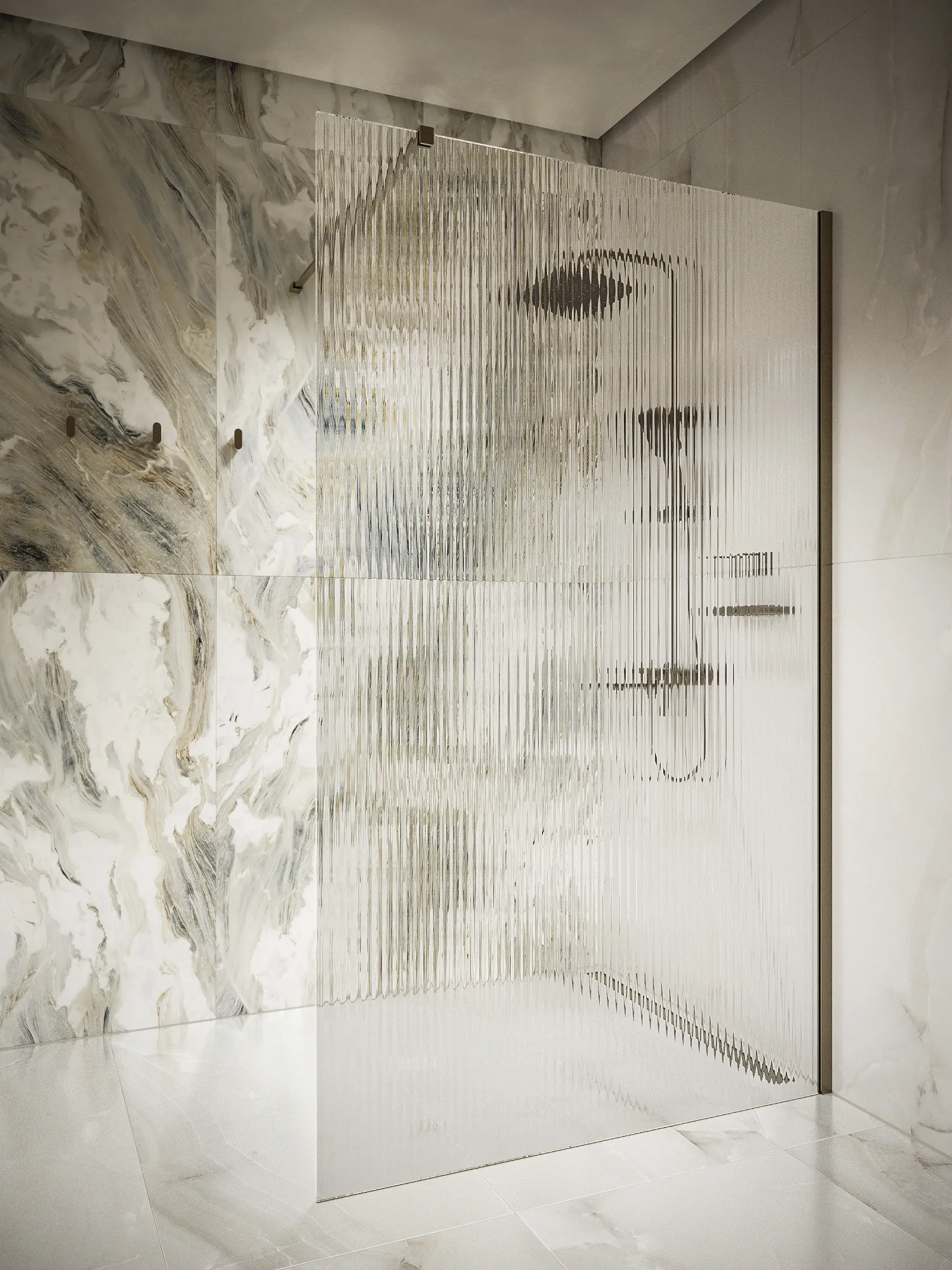 Перегородка душевая Walk In WI120CG1GM