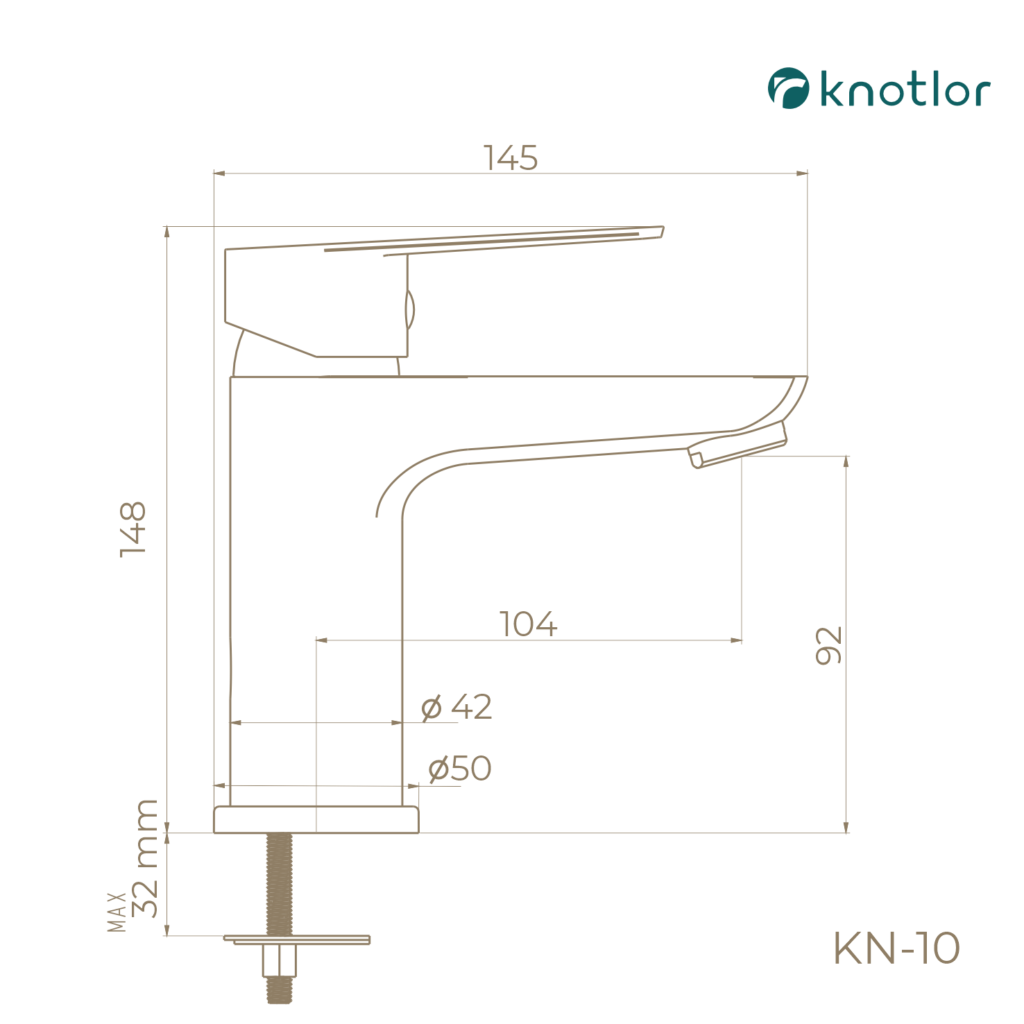 Смеситель для раковины KN-10