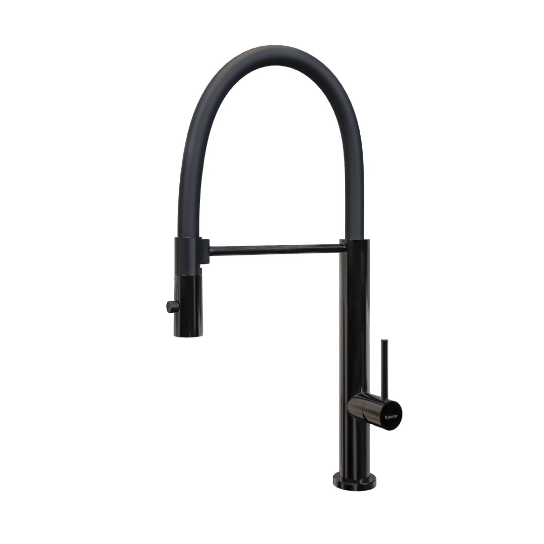 Смеситель KNOTLOR Смеситель для кухни SS-17/BL